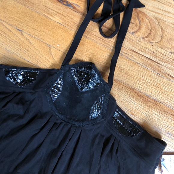 NWT Black Leifstoddir Dress Size L - Picture 2 of 5